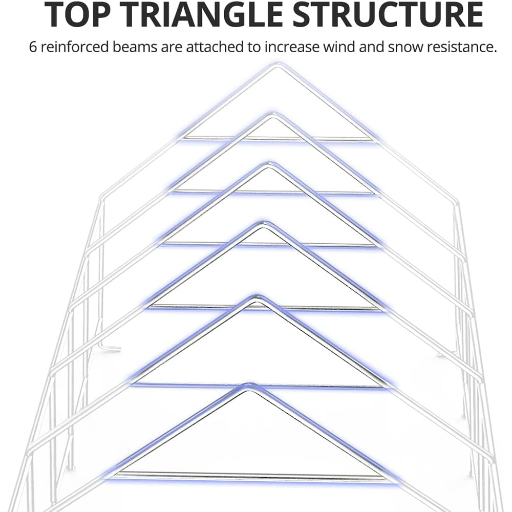 KING BIRD Heavy Duty Snow Carport