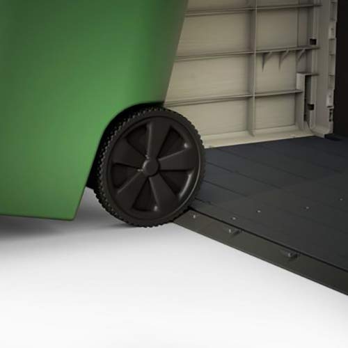 【Storage Shed】【BS】Plastic Storage Unit Box Garden Outdoor Sheds Wheelie Bins for Tools Bikes Lawn Mowers