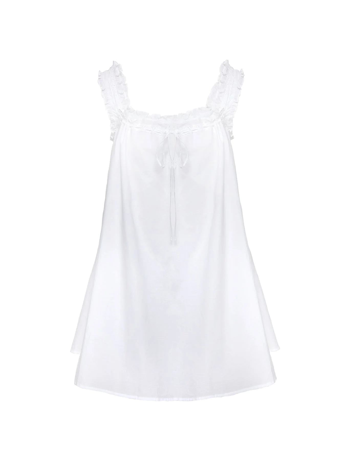 Swing Mini Dress White