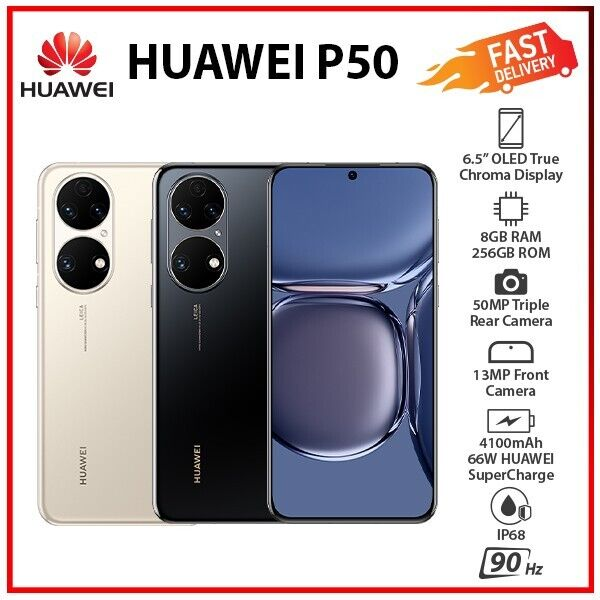Huawei P50 8GB+256GB Octa Core Dual SIM Android Mobile Phone