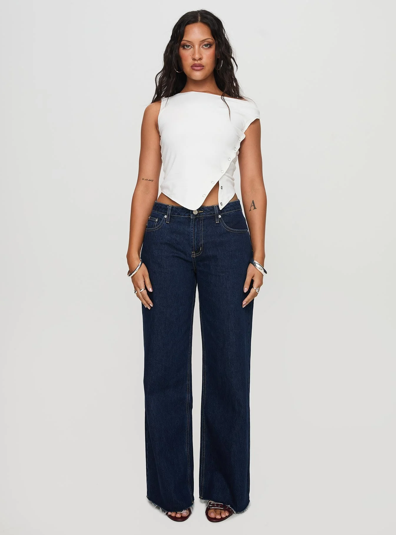 Darla Low Rise Straight Jean Dark Wash