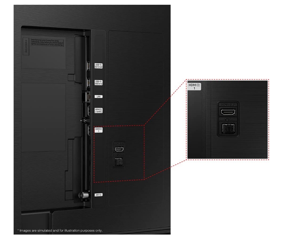 Samsung UE43CU8000 (2023) LED HDR 4K Ultra HD Smart TV, 43 inch with TVPlus, Black