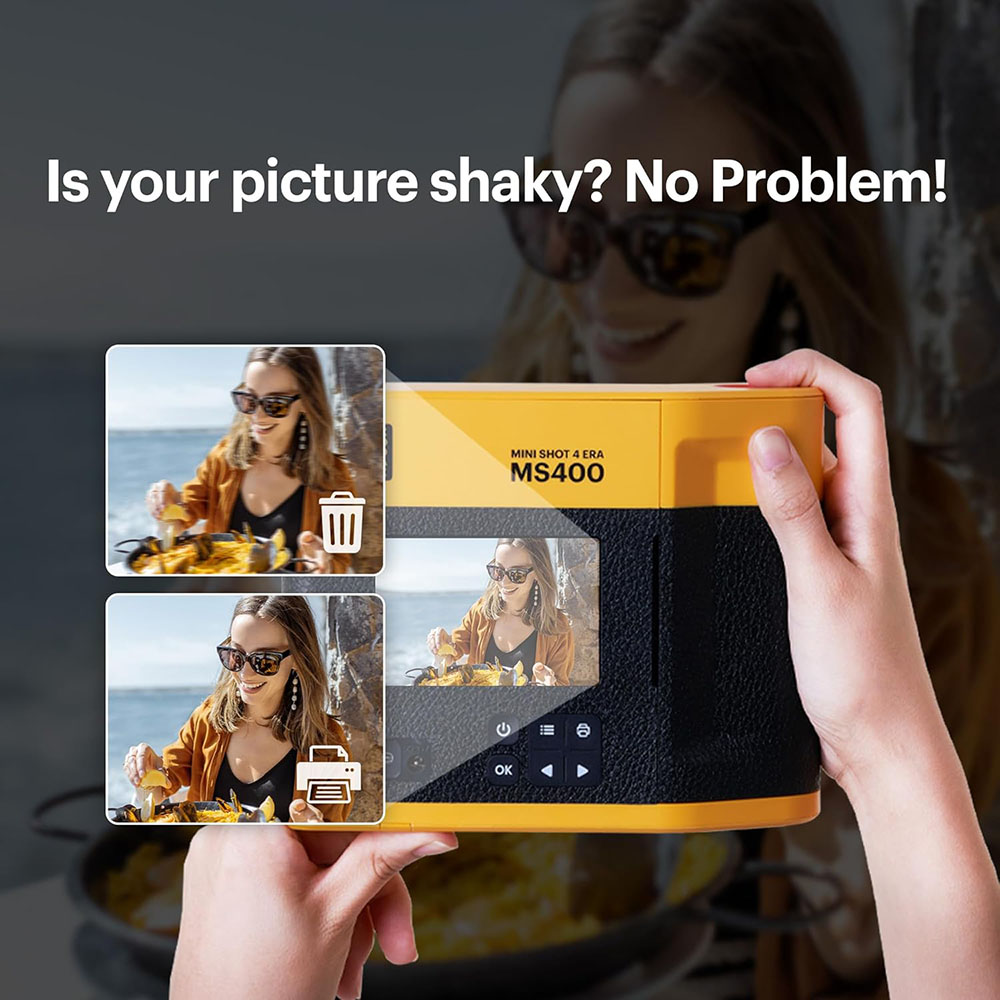 KODAK Mini Shot 4 ERA 4PASS 2-in-1 Instant Camera and Photo Printer