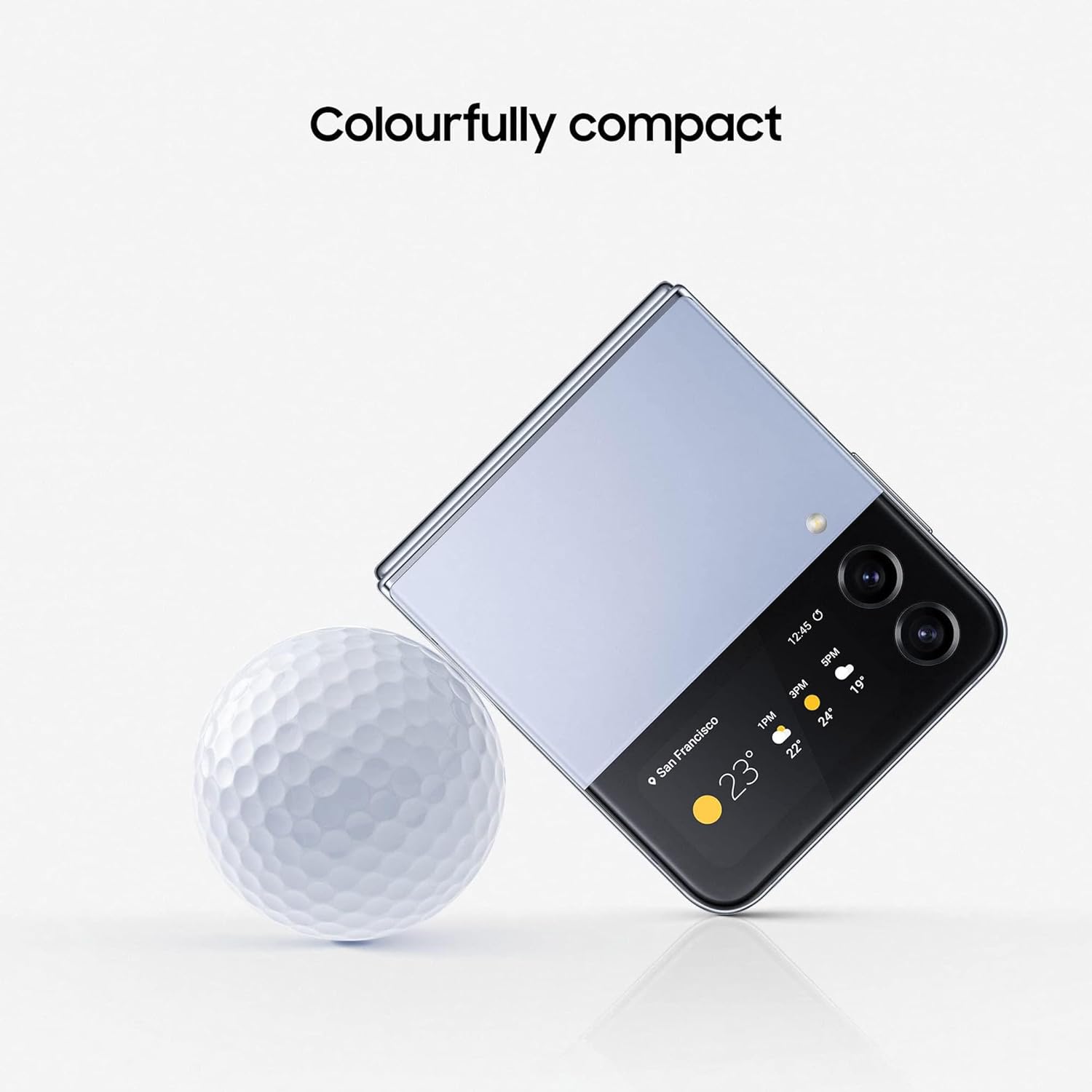 Samsung Galaxy Z Flip4 5G Smartphone Sim Free Android Folding Phone, UK Version