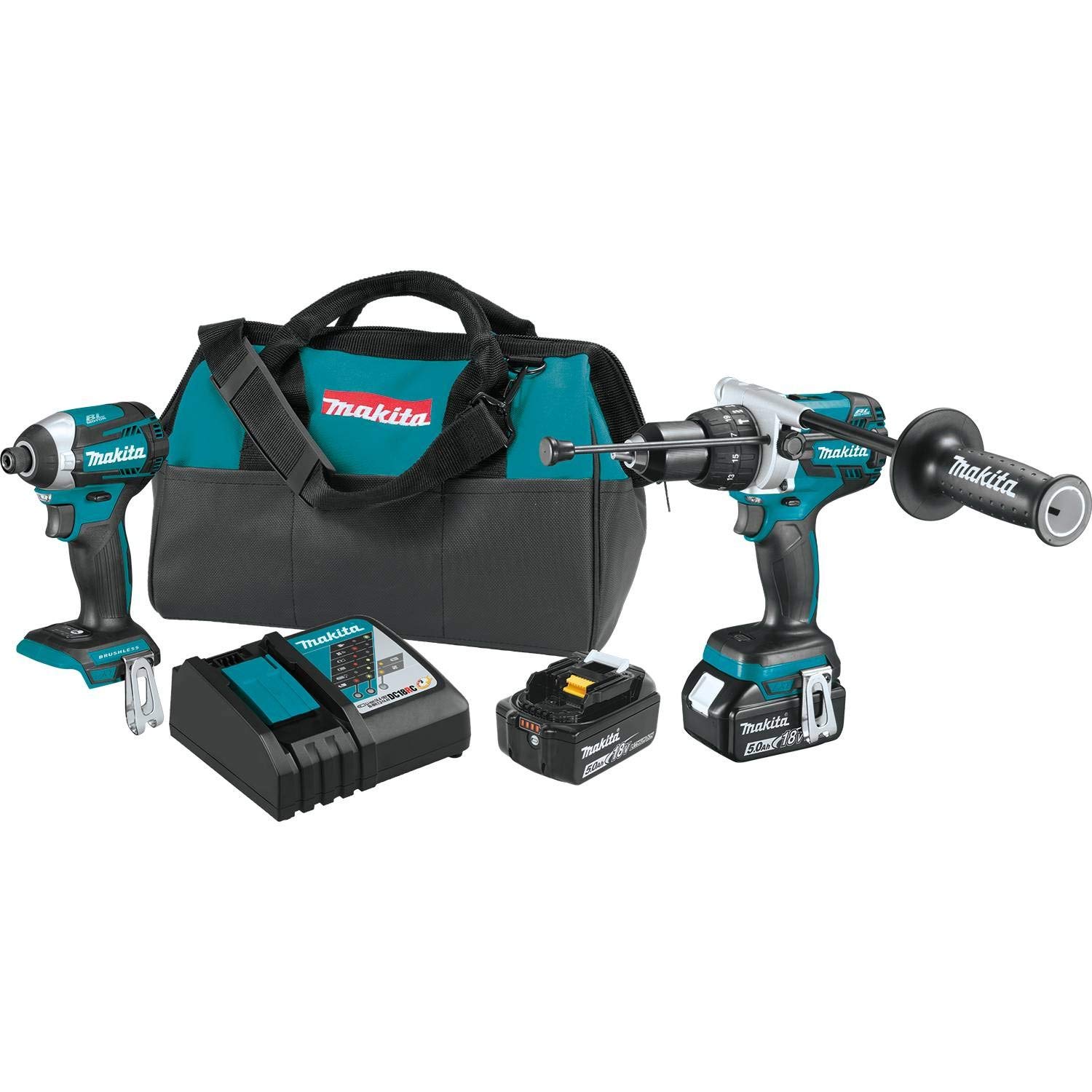 XT268T 18V LXT lithium ion brushless cordless 2-piece combo set (5.0Ah)