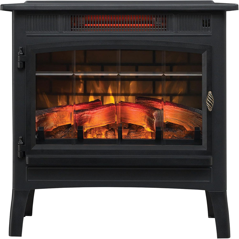 duraflame Freestanding Electric Fireplace Stove Heater with 3D Flame Effect