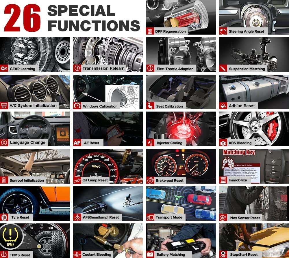 [2022 New] LAUNCH CRP909E Elite Full System OBD2 Scanner,OE-Level Car Diagnostic Scan Tool,26 Reset Service Functions,Key Program,TPMS,SAS,DPF,IMMO,ABS Bleeding, WiFi Free Update,TPMS As Gift