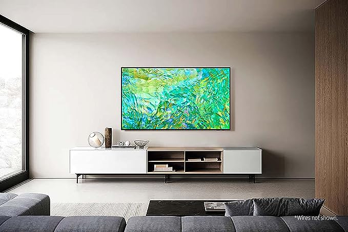 Samsung CU8000 4K UHD Smart TV (2023) - Crystal TV With Alexa Built-In & Gaming Hub, Dynamic Crystal Colour, Object Tracking Sound & HDR Powered By HDR10+, Video Call Apps [Energy Class G]