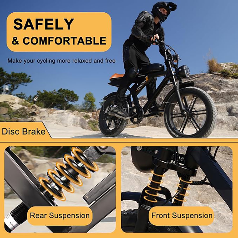 MOVCAN Fat Tire Electric Bike for Adults