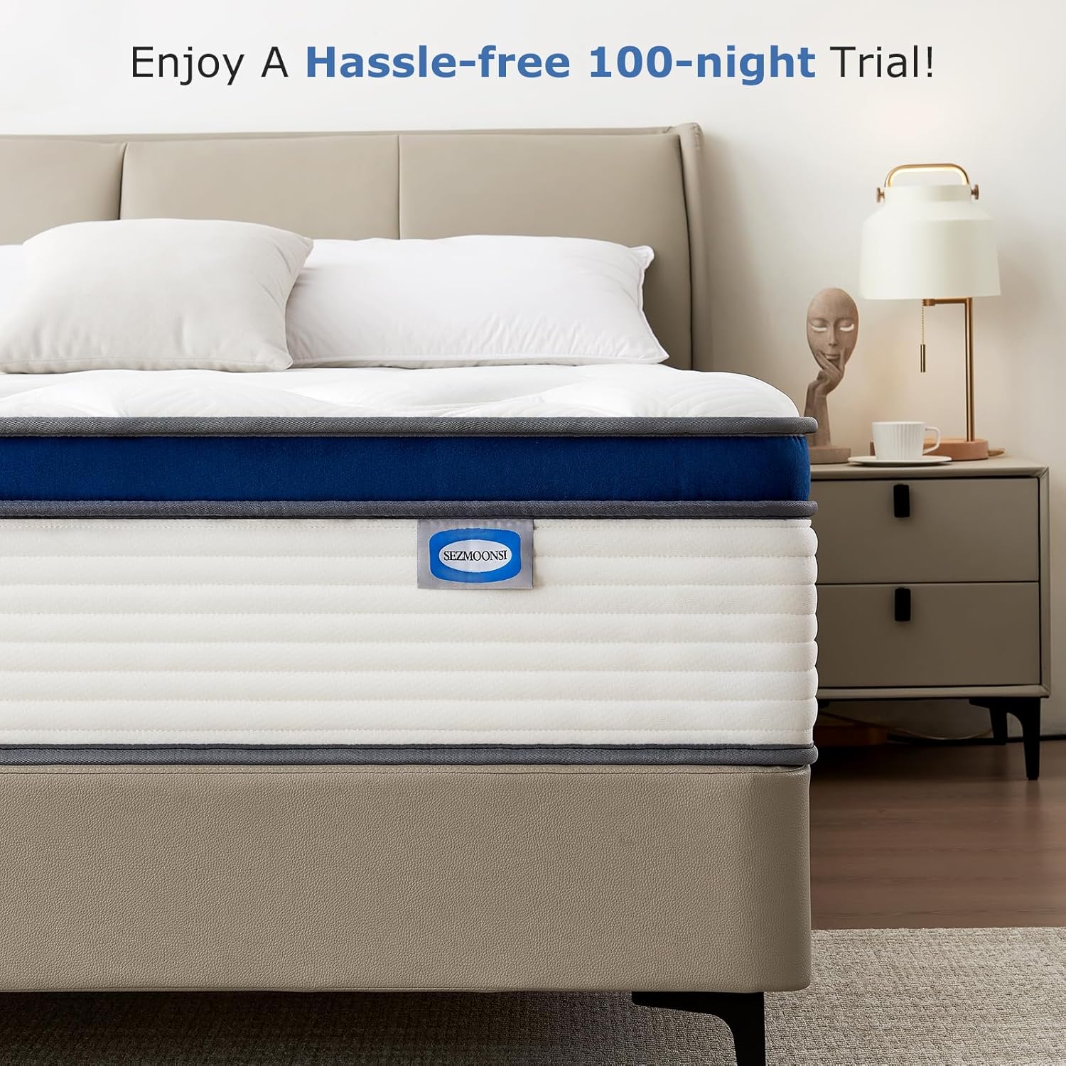 SEZMOONSI Double mattress, size 1 (150x200x27 cm)